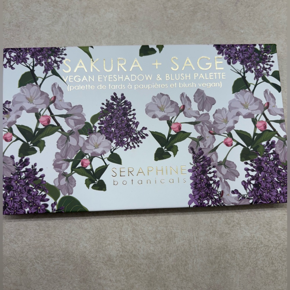 Seraphine Botanicals Sakura + Sage Eyeshadow and Blush Palette